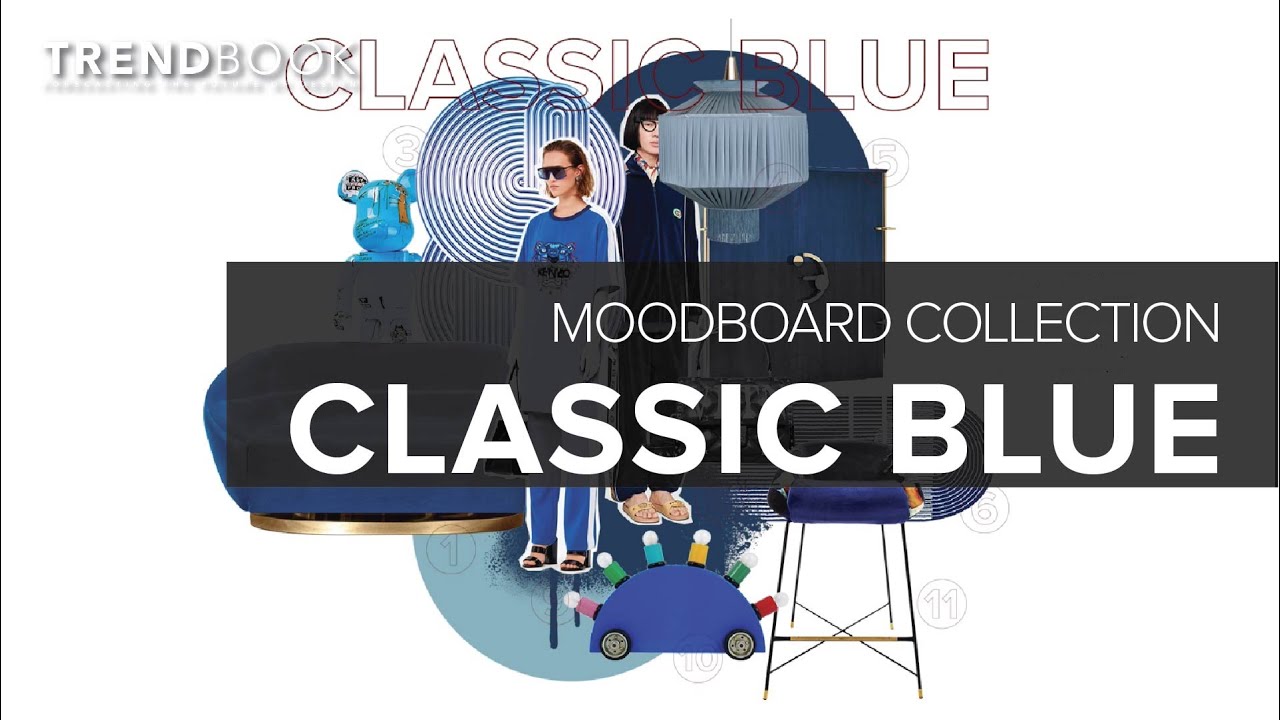 Classic Blue Color Trend I Moodboard Collection