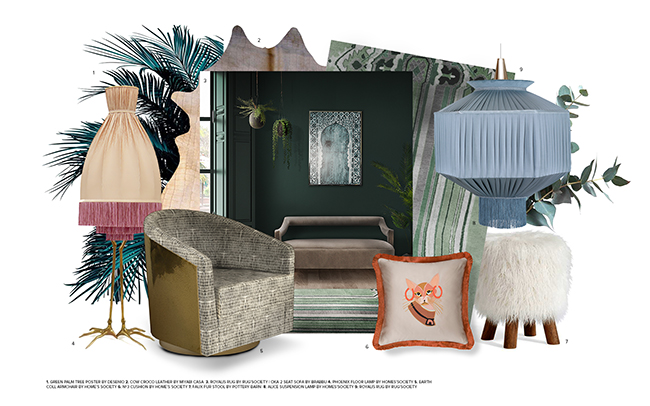 Moodboard Trends 2019 Eclectic Clutter