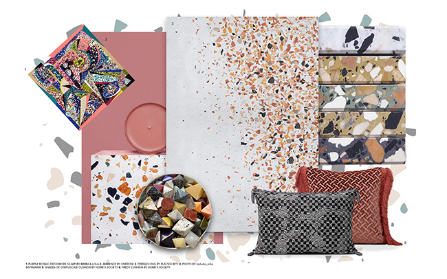 Moodboard Trends 2019 Terrazzo