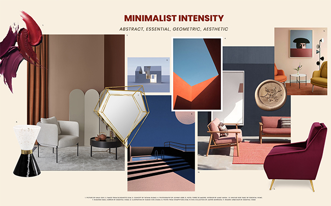 Minimalist Design Moodboard Trends 2020