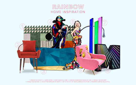 Rainbow Inspiration in Interiors 